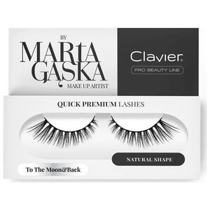 Clavier CLAVIER_Quick Premium Lashes rzęsy na pasku To The Moon Back 801