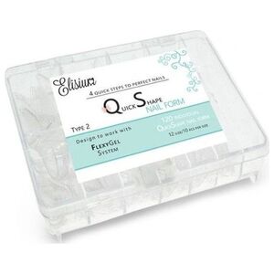 Elisium Quick Shape Nail Form Type2 formy do przedłużania paznokci 120 szt.