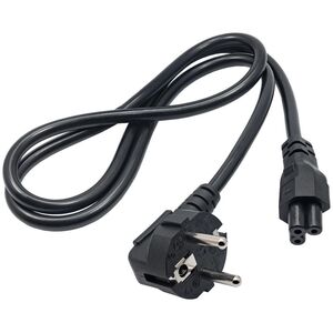 Kabel zasilający Akyga Kabel zasilający do notebooka 1m koniczynka IEC C5 250V/50Hz (AK-NB-08A)