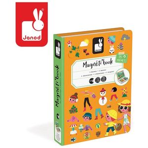 Janod Magnetyczna układanka 4 pory roku Magnetibook kolekcja 2018