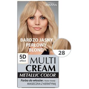 Joanna Multi Cream Color 5D effect 28 bardzo jasny perłowy blond