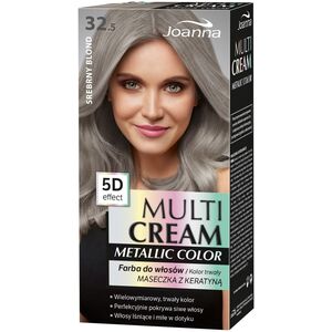 Joanna Multi Cream Metallic 5D Effect 32.5 srebrny blond