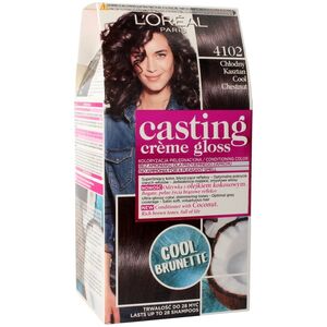 L’Oreal Paris Casting Creme Gloss farba 4102 chłodny kasztan