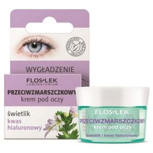 Floslek Krem pod oczy Pielęgnacja oczu Świetlik-Kwas Hialuronowy przeciwzmarszczkowy 15ml