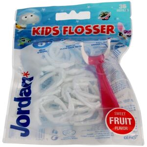 Jordan  Jordan Kids Flosser Nici dentystyczne dla dzieci 5+ 1op.-36szt