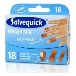 Salvequick  Salvequick Plastry Finger Mix 1op.-18szt