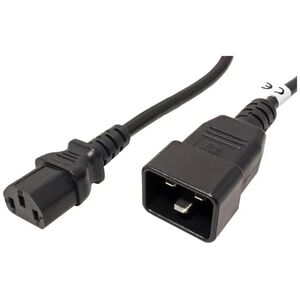 Kabel zasilający PremiumCord PREMIUMCORD Kabel síťový propojovací 230V 10A 2m, konektory IEC 320 C13 - IEC 320 C20