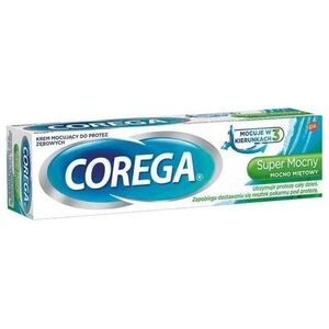 Corega  Super mocny krem mocujący do protez zębowych Mocno Miętowy 70g (5054563081780)