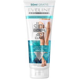 Eveline 4D slim Extreme Clinic Ultra-aktywny antycellulitowy Krio-Żel do ciała 250ml