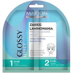 Marion Zabieg laminowania Duo Proste i Gładkie włosy - do włosów niesfornych 20ml+czepek