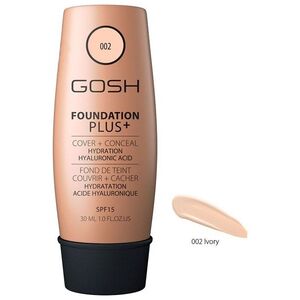 Gosh Foundation Plus+ 002 Ivory 30ml