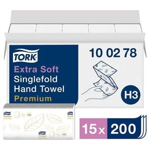 Tork Ręcznik w składance ZZ (Classic System), 23 x 23 cm biały