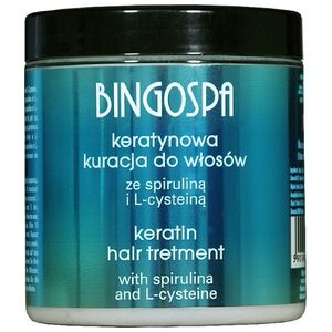 BingoSpa Keratynowa Kuracja do Włosów ze Spiruliną i L-cysteiną 250 g