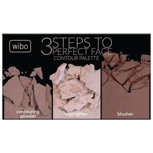 Wibo 3Steps to perfect face paleta do konturowania dark