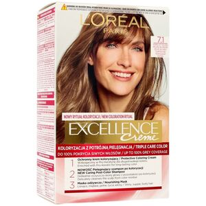 L’Oreal Paris Excellence Creme 7.1 popielaty blond