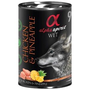 Alpha Spirit Alpha Spirit - mokra karma dla psa, kurczak z ananasem 400 g
