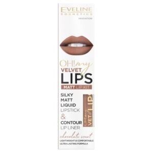 Eveline Oh My Lips Matowa pomadka i konturówka 14 Choco Truffle 4,5ml