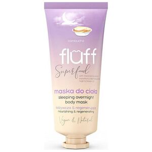 Fluff Super Food Sleeping Overnight Body Mask odżywczo-regenerująca maska do ciała Kombucha 150ml
