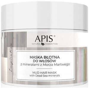 Apis Inspiration, Maska błotna do włosów z minerałami z Morza Martwego, 200 ml uniwersalny