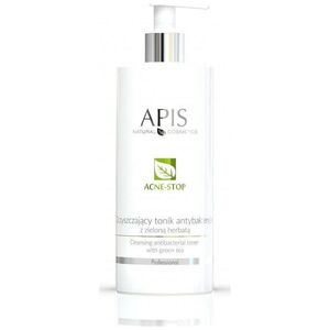Apis Acne-Stop Cleansing Antibacterial Toner oczyszczający tonik antybakteryjny z zieloną herbatą 500ml