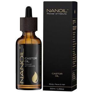 Nanoil Olejek rycynowy do pielęgnacji włosów i ciała 50ml
