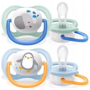 Avent Smoczek ortodontyczny Ultra Air pingwin 2szt. 0-6m