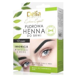 Delia Pudrowa henna do brwi 0.1 Czarna