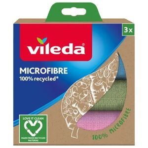 Vileda Ściereczki Vileda Mikrofibra 100% Recycled 3 szt.