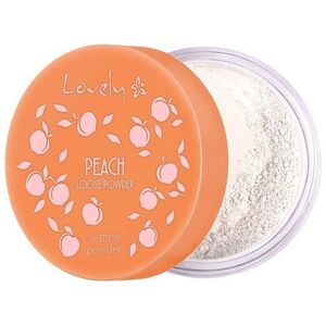 Lovely Lovely Peach Loose Powder transparentny puder do twarzy o delikatnym brzoskwiniowym kolorze i zapachu 9g