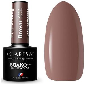 Claresa Claresa Soak Off UV/LED Brown lakier hybrydowy 304 5g