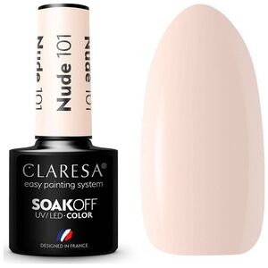 Claresa Claresa Soak Off UV/LED Nude lakier hybrydowy 101 5g