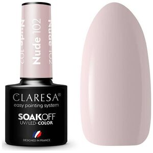 Claresa Claresa Soak Off UV/LED Nude lakier hybrydowy 102 5g