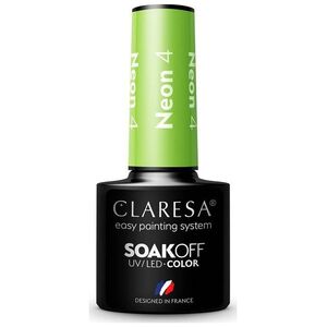 Claresa Claresa Soak Off UV/LED Neon lakier hybrydowy 4 5g