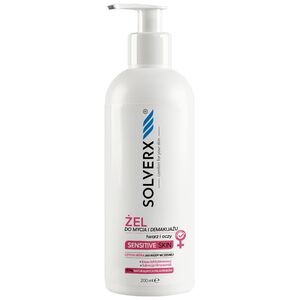 Solverx Żel do mycia i demakijażu twarzy i oczu Sensitive Skin 200ml
