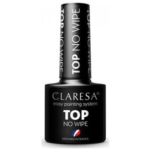 Claresa Top No Wipe top utwardzający do lakieru hybrydowego bez przemywania 5g