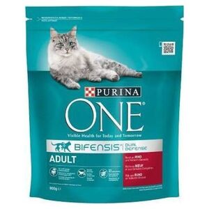 Purina One Cat Adult Karma z wołowiną dla kota 800g