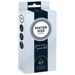 Mister Size Prezerwatywy dopasowane do rozmiaru 47mm 10 szt.