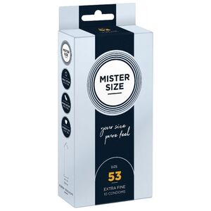 Mister Size Mister Size Condoms prezerwatywy dopasowane do rozmiaru 53mm 10szt.