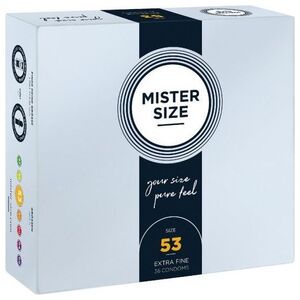Mister Size Mister Size Condoms prezerwatywy dopasowane do rozmiaru 53mm 36szt.