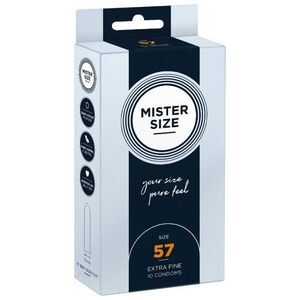 Mister Size Mister Size Condoms prezerwatywy dopasowane do rozmiaru 57mm 10szt.