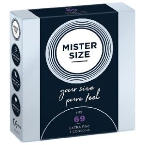 Mister Size Mister Size Condoms prezerwatywy dopasowane do rozmiaru 69mm 3szt.