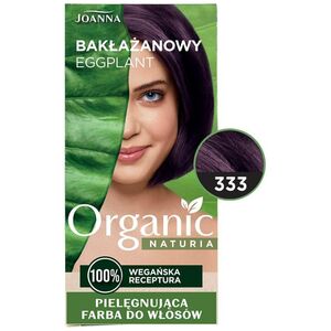JOANNA PROFESSIONAL Joanna Naturia Organic pielęgnująca farba do włosów 333 Bakłażanowy