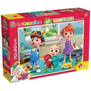 Lisciani LISCIANI COCOMELON DWUSTRONNE PUZZLE PODŁOGOWE 60 EL. UROCZE PRZYTULASKI