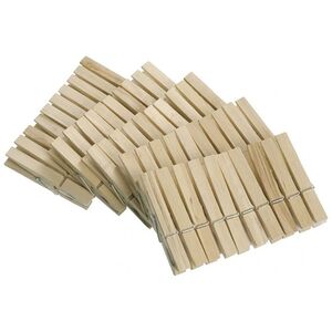 Wenko kołki 7 cm drewno naturalne 50 sztuk