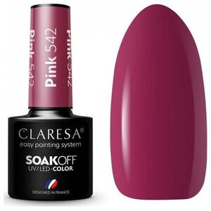Claresa CLARESA_Soak Off UV/LED Pink lakier hybrydowy 542 5g