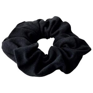 Anwen ANWEN_Scrunchie bawełniana gumka do włosów Czarna