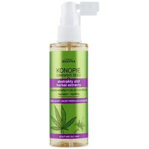 Joanna JOANNA_Konopie Cannabis Seed regulująca odżywka-wcierka do włosów przetłuszczających się 100ml