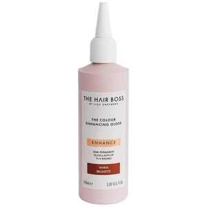 The Hair Boss THE HAIR BOSS_By Lisa Shepherd The Colour Enhancing Gloss rozświetlacz podkreślający ciepły odcień ciemnych włosów Warm Brunette 150ml