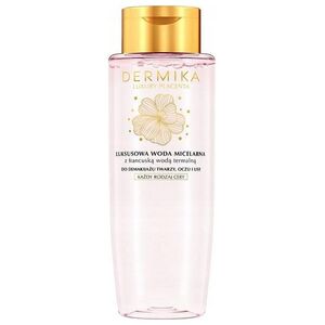 Dermika Luxury Placenta luksusowa woda micelarna do demakijażu twarzy oczu i ust Francuska Woda Termalna 400ml