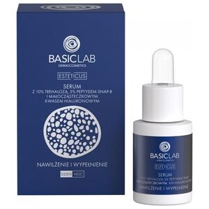 Basiclab BASICLAB_Esteticus Serum Nawilżenie i Wypełnienie serum z 10% trehalozą, 5% peptydem SNAP-8 i małocząstkowym kwasem hialuronowym 15ml